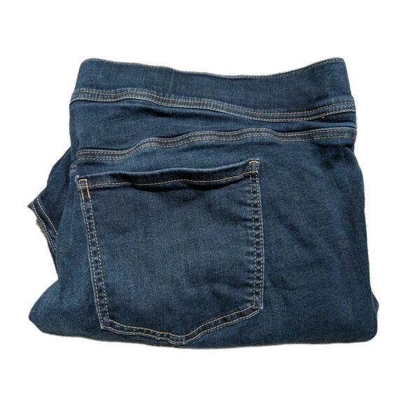 Torrid Super Soft Jeans Dark Wash Size 4 TALL No Button Pocket Stretch Lean Jean - Picture 6 of 8